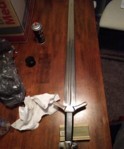 Medeival Warrior 13th Century Full Tang Carbon Steel Medieval Viking Sword Comes with Leather Scabbard 15 71ImzFZ9bDL