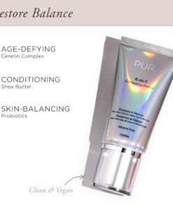 PÜR 4-in-1 Correcting Primer, Pore Reducer, Makeup Primer, Redness Reducer, Cruelty-Free, Lightweight Formula, Vegan Friendly Energize & Rescue 1 Fl Oz (Pack of 1) 8 71In7azGlcL