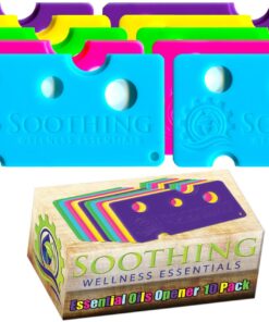 Soothing Wellness Essentials 10 Pack Essential Oils Opener Key Tool Set (Multi-Colored) - The Perfect Opener and Remover Accessory for Roller Balls and Caps on Most Bottles Multicolor 17 71InPMNAUKL