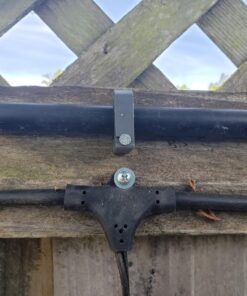 Highcraft ID256x50-FBA Half Clamp J-Hook with Nail For Pex Tubing Pipe Support, 3/4 in, Black 50 Pack Hook 3/4 in. 20 71Io5h4JfaL