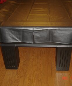 Iszy Billiards Pool Table Cover - Billiard Table Covers for 8 Foot Tables w/ Cotton Backing and Heavy Duty Vinyl - Pool Table Covers for Pets 8FT/Black 25 71IoHqk5DL