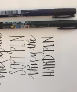 Tombow Fudenosuke Brush Pen - Hard Type & Soft Type Earh 3 Pens Total 6 Pens Arts Value set. 38 71IoSMxM3ZL