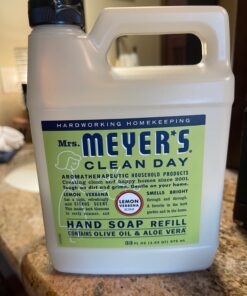 Mrs. Meyer's Clean Day Liquid Hand Soap Refill, Cruelty Free and Biodegradable Formula, Lemon Verbena Scent, 33 oz 35 71IoVMWvLkL