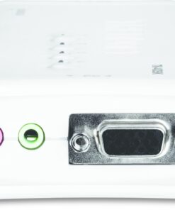 TRENDnet 4-Port USB KVM Switch and Cable Kit With Audio, Manage 4 Computers, USB Switch, Windows, Linux, Auto-Scan, Plug And Play, Hot Pluggable, 2048 x 1536 VGA Resolution, White, TK-409K 4 Port Audio w/ Cables 21 71IpkKQXBrL