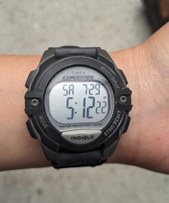 Timex Men's T49949 Expedition Digital CAT Charcoal + Mini Compass 22 71IqLdlAYL