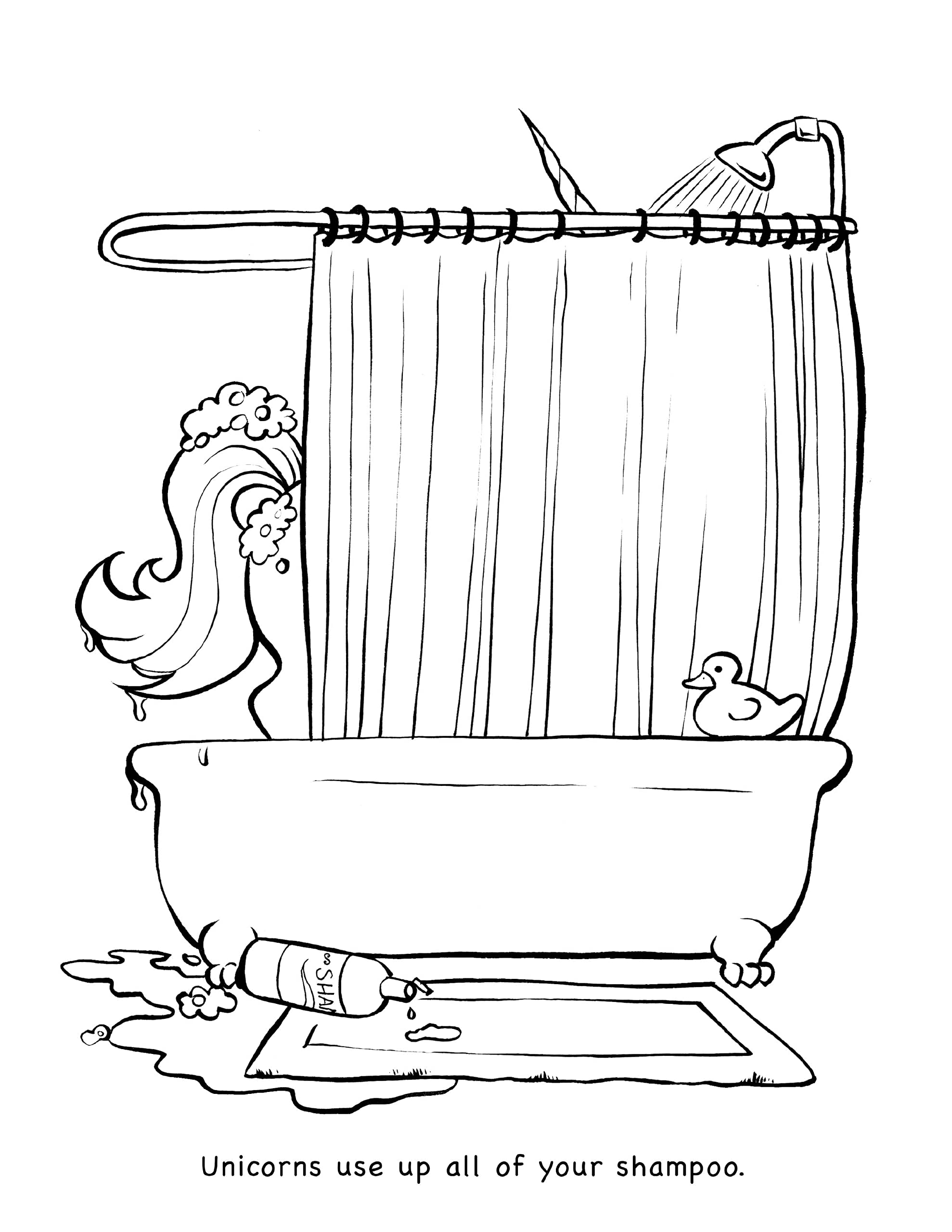 Unicorns Are Jerks: A Funny Adult Coloring Book Exposing the Cold, Hard, Sparkly Truth (Hilarious Unicorn Christmas Gift or Stocking Stuffer for Adult Women) Paperback, Picture Book 2 Unicorns Are Jerks: A Funny Adult Coloring Book Exposing the Cold, Hard, Sparkly Truth (Hilarious Unicorn Christmas Gift or Stocking Stuffer for Adult Women) Paperback, Picture Book - Image 2