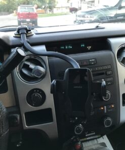 APPS2Car Phone Holder Car Windshield Cellphone Holder for Car with Powerful Suction Cup Anti-Shake Stabilizer Truck Phone Holder Mount for Car Dashboard/Window Compatible with Thick Case & Large Phone Black 32 71Ir0N91BEL