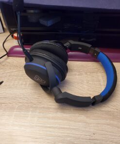 OONOL Gaming Headphones, Rotated Earmuffs, Retractable Microphone, Bass Sound, On Ear Wired Noise Cancelling Headset for PC, PS4, PS5, Xbox One, Switch, Laptop, 3.5MM Jack (Black) Black 26 71IrIMc9yqL