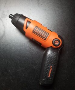 BLACK+DECKER Cordless Screwdriver with Pivoting Handle, Electric Screwdriver, 180 RPM, 3.6V, Charger and 2 Hex Shank Bits Included (Li2000) Screwdriver Only 41 71IsUClilLL