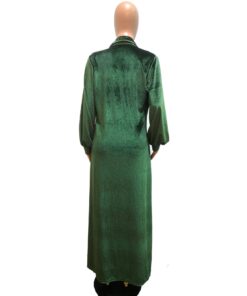 Remelon Womens Sexy Velvet 2 Piece Outfits Long Sleeve Cardigan Tube Off Shoulder Bodycon Party Jumpsuits Set Clubwear Small Green 10 71Itf9WSSLL