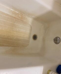 PUMIE Toilet Bowl Ring Remover, TBR-6, Grey Pumice Stone with Handle, Removes Unsightly Stains from Toilets, Sinks, Tubs, Showers, Pools, Safe for Porcelain, 1 Pack 1 Count (Pack of 1) 54 71Iu55amJHL