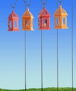 Ashman Shepherd's Hooks 35 Inch (12 Pack), Black, Made of Premium Metal for Hanging Solar Lights, Bird Feeders, Mason Jars, Christmas Lights, Lanterns, Garden Stakes and Wedding Décor. 12 Pack 35 71IuntfSqqL