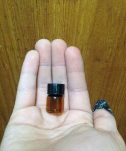 Super Z Outlet 1ml (1/4 dram) Mini Amber Glass Vial Bottles with Orifice Reducer and Cap for Essential Oils, Colognes & Perfumes (12 Pack) 31 71Ivks3i84L