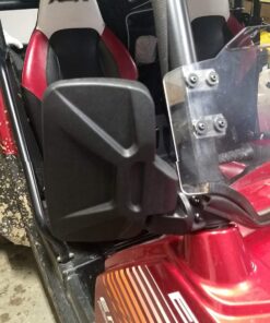 OxGord UTV Rear View Side Mirrors Shatter-Proof, Universal Best for 1.6" - 2" Roll Cage Bar, Adjustable Arm - High Impact Tempered Glass 2-pack Side View 35 71Iw24hgmqL