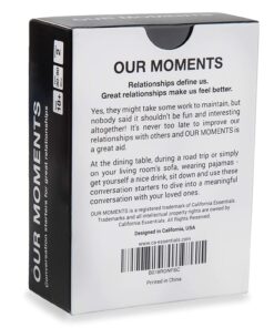 OUR MOMENTS Road-Trip Bundle: 300 Thought Provoking Conversation Starters for Couples, and for Meaningful Families Communication and Relationships Building - (3 Decks: Couples + Kids + Families) 8 71IwKuLKpUL