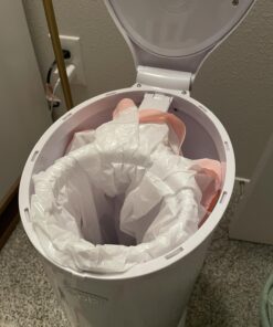 Ubbi Steel Odor Locking, No Special Bag Required Money Saving, Awards-Winning, Modern Design, Registry Must-Have Diaper Pail, White 47 71IwPdSUjCL
