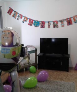 amscan Toy Story Letter Banner 10 Ft.,Multi Color,10Feet x 10" 11 71IxBibhVL