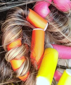 Tifara Beauty Salon Heatless Flexible Hair Rollers Curlers 42-pack 7" Soft Foam Flexi Twist Curling Rods for Short Long Hair 55 71IxHJRJnkL