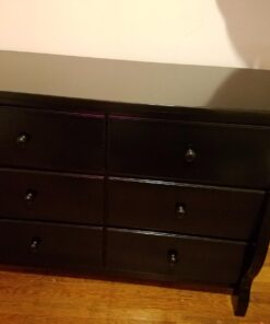 Delta Children Universal 6 Drawer Dresser, Greenguard Gold Certified, Black 41 71Iy9SdRSeL