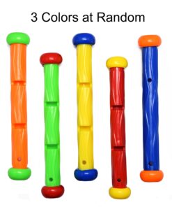 Fayoo 23 Pack Underwater Swimming/Diving Pool Toys Diving Rings(4 Pcs), Toypedo Bandits(4 Pcs), Diving Sticks(3 Pcs) with Under Water Treasures (12 Pcs) Gift Set Bundle 13 71Iz1jMmvZL