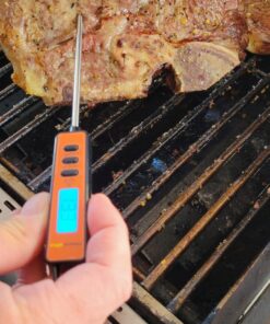 ThermoPro TP01A Digital Meat Thermometer for Cooking Candle Liquid Deep Frying Oil Candy, Kitchen Food Instant Read Thermometer with Super Long Probe, Backlit, Lock Function 1 37 71IzGGqRwIL