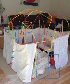 Straw Constructor STEM Building Toys 800 pcs-Colorful Interlocking Plastic Enginnering Toys- Fun- Educational- Safe for Kids- Develops Motor Skills-Construction Blocks- Best Gift for Boys and Girls 22 71IzhQt1GL