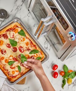 Emeril Lagasse 26 QT Extra Large Air Fryer, Convection Toaster Oven with French Doors, Stainless Steel 31 71J NVBBdJL