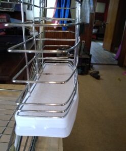 Better Chef 16-inch H Dish Rack, Chrome-Plated (93575780M) S-Shape 35 71J OZDb0jL