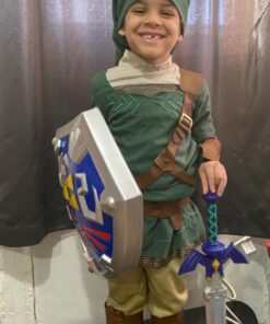 Link Prestige Legend of Zelda Nintendo Costume, Small/4-6 S (4-6) 15 71J07HY61LL