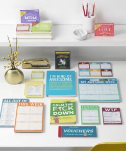 Knock Knock WTF Notes Nifty Note Checklist Memo Pad, 50 Sheets 19 71J0PtgeP2L