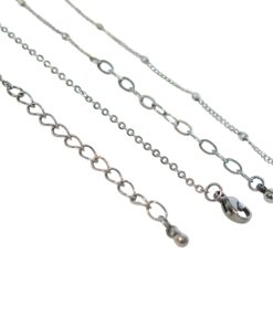 Coral Bliss Essential Oil Diffuser Necklace with Leakproof Locket - Hypoallergenic 316L Surgical Grade Stainless Steel 25mm Aromatherapy Jewelry (2 Chain Designs, 5 Reusable Pads, Microfiber Pouch) Traditional 16 71J0XO9VChL