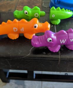 Learning Resources Snap-n-Learn Alphabet Alligators, Fine Motor Toy, 26 Double-Sidedpiece, Ages 18 Months +, Multicolor 39 71J0Yv7RbL