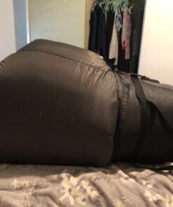 TETON Sports Mammoth Queen Size Sleeping Bag- Double Sleeping Bag – A Warm Bag The Whole Family can Enjoy – Great Sleeping Bag for Camping, Hunting and Base Camp. Compression Sack Included Grey Mammoth 20F 33 71J0hcYcWUL