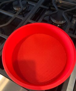 Bekith 4 Pack 9" Round Silicone Cake Pans - Silicone Molds for Baking, Quick Release Baking Pans for Layer Cake, Cheese Cake, Rainbow Cake and Chiffon Cake 33 71J0zzB9bQL