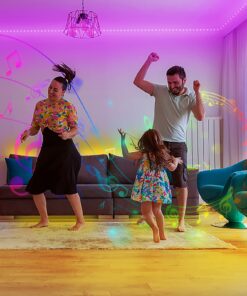 DAYBETTER Led Strip Lights 200ft (4 Rolls of 50ft) Ultra Long Smart Light Strips with App Voice Control Remote, RGB Music Sync Color Changing Lights for Bedroom, Kitchen, Party,Home Decoration 19 71J1kccpttL
