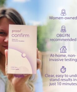 Proov PdG - Progesterone Metabolite – Test | Only FDA Cleared Test to Confirm Successful Ovulation at Home | 1 Cycle Pack | Works Great with Ovulation Tests | 5 PdG Test Strips 5 Count (Pack of 1) 21 71J1w7bVvRL