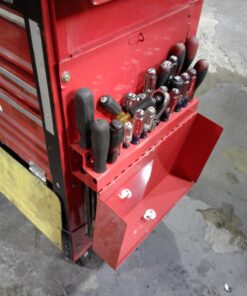 Sunex 8011 Large Locking Screwdriver and Pry Bar Holder for Service Cart- Red 14 71J2dkdXtZL