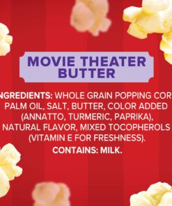 Orville Redenbachers Gourmet Popcorn Movie Theater Butter 12 Count. Mini Single 10 71J3LubEHTL
