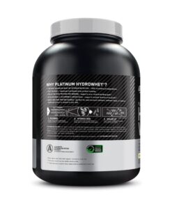 Optimum Nutrition Platinum Hydrowhey Protein Powder, 100% Hydrolyzed Whey Protein Isolate Powder, Flavor: Turbo Chocolate, 40 Servings, 3.61 Pounds (Packaging May Vary) 40 Servings (Pack of 1) 27 71J3p1KbmVL