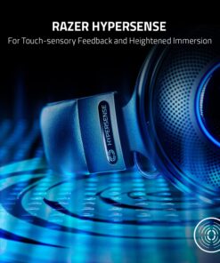 Alternative view of Razer Kraken V3 HyperSense Wired USB Gaming Headset w/Haptic Technology: Triforce Titanium 50mm Drivers - THX Spatial Audio - Hybrid Fabric & Leatherette Memory Foam Cushions - Detachable Mic