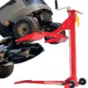 MoJack EZ Max - Riding Lawn Mower Lift, 450lb Lifting Capacity, Fits Most Residential & ZTR Mowers, Space-Saving Folding, Ideal for Mower Maintenance & Repair, Red 1