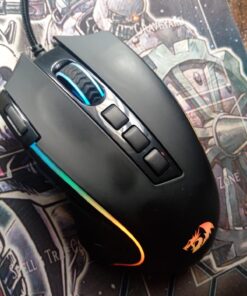 Redragon M612 Predator RGB Gaming Mouse, 8000 DPI Wired Optical Gamer Mouse with 11 Programmable Buttons & 5 Backlit Modes, Software Supports DIY Keybinds Rapid Fire Button Black 36 71J4m0d8txL 1