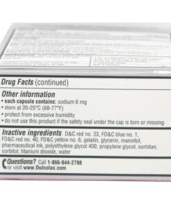 Dulcolax Pink Stool Softener Softgels 25 ea (Pack of 12) 6 71J5HwHRlFL 1