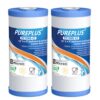 PUREPLUS 5 Micron 10" x 4.5" Whole House Sediment and Carbon Water Filter Replacement Cartridge for GE FXHTC, GXWH40L, GXWH35F, GNWH38S, Culligan RFC-BBSA, WRC25HD, PP10BB-CC, Pentek RFC-BB, 2Pack 2 Count (Pack of 1) 42 71J5frUDOaL