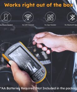 Borescope Endoscope Dual Lens 8mm 3FT Tube, IP67 Waterproof Snake Camera Industrial Inspection Camera UNIOJO, 1080P 4.3'' Screen, with 32G Card and 6 LED Lights, for Pipe Sewer Drain Inspection 4.30'' LCD Screen 13 71J66KTupXL