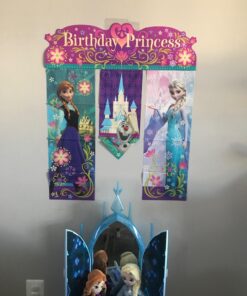 Alternative view of Hallmark Disney Frozen Birthday Banner - Birthday Party Supplies