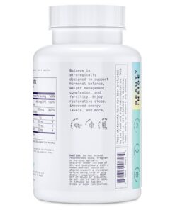 Alani Nu Balance | Supplement for Women | Hormonal Support | Weight Management and Clear Complexion | Gluten Free | Vegan | Sugar Free | 120 Veggie Capsules | 30 Day Supply Unflavored 26 71J706CodGS