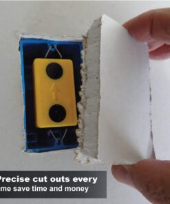 Calculated Industries 8105 Blind Mark Drywall Electrical Box Locator Tool – Powerful Rare-Earth Magnetic Targets (3) and Locator Kit 3 Targets + Case 33 71J7GMly52L