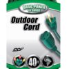 Coleman Cable 02356-05 40-Feet 16/3 Vinyl Landscape Outdoor Extension Cord; Green 0 44 71J7X6HYGUL