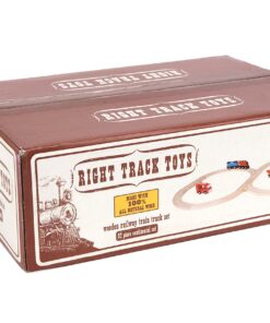 Wooden Train Track 52 Piece Set - 18 Feet Of Track Expansion And 5 Distinct Pieces - 100% Compatible with All Major Brands Including Thomas Wooden Railway System - by Right Track Toys, T 43 71J86Wj6DWS